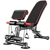 FACE1361 Banco fitness musculação 7 posições ajustáveis Pernas Braços CORE