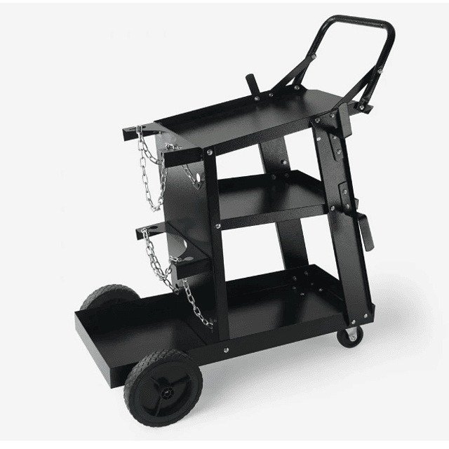 FACE1362 Carrinho máquinas de soldar 3 prateleiras 180kg MIG/MAG e soldagem a arco de argônio.