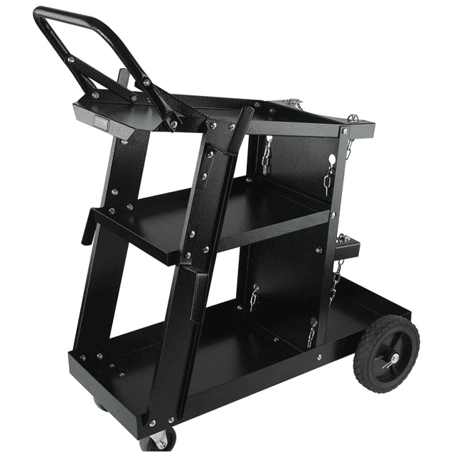 FACE1362 Carrinho máquinas de soldar 3 prateleiras 180kg MIG/MAG e soldagem a arco de argônio.