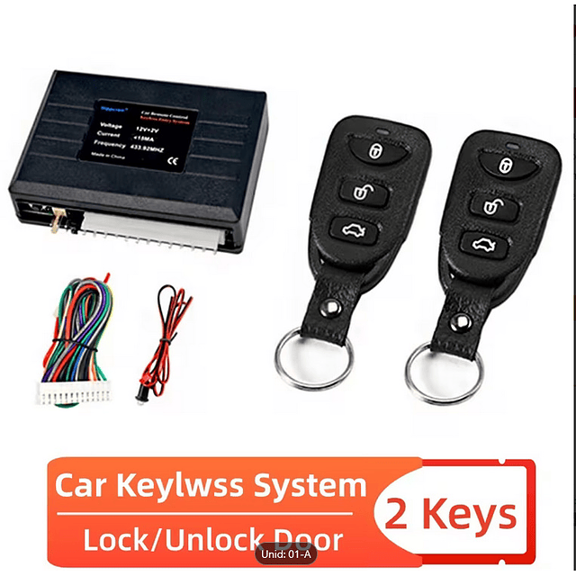 FACE1364 Fecho central de portas automoveis com dois comandos