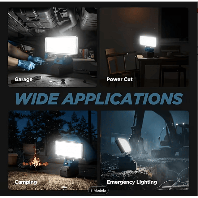 FACE1365 Potente lanterna para baterias ideias locais com pouca iluminação