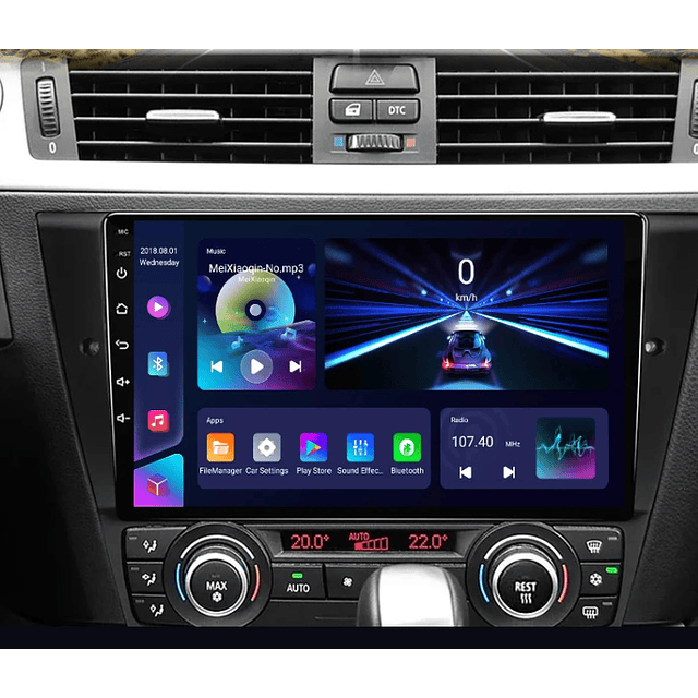 R53 - Auto Rádios BMW Série 3 E90 E91 E92 E93 android 1 ou 2gb ram