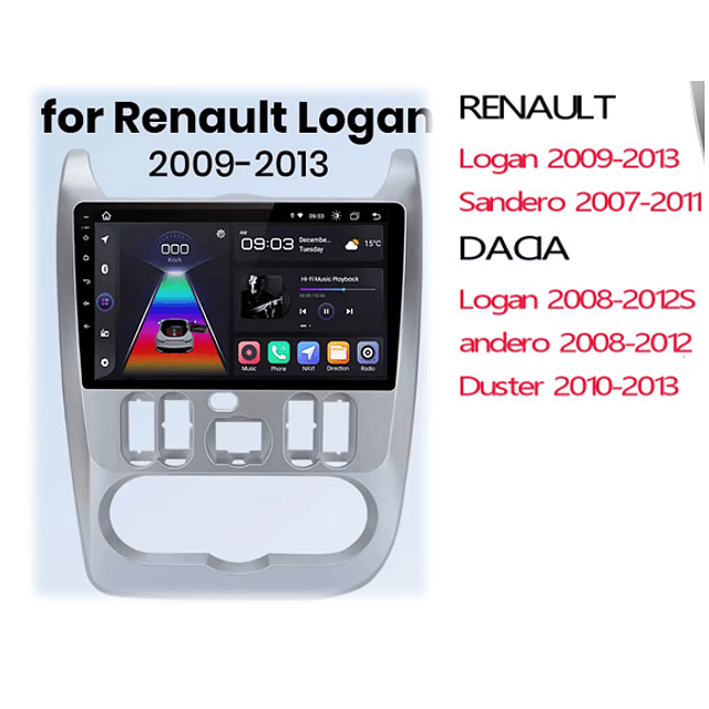 R54 - Auto Rádios RENAULT LOGAN SANDERO DACIA LOGAN SANDERO DUSTER android 