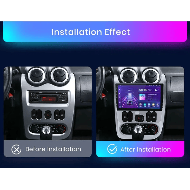 R54 - Auto Rádios RENAULT LOGAN SANDERO DACIA LOGAN SANDERO DUSTER android 