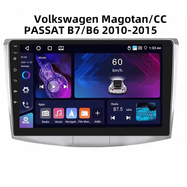 R55 - Auto Rádios Volkswagen PASSAT B7, B6 Magotan, CC 2010-2015 android  1 ou 2 gb 