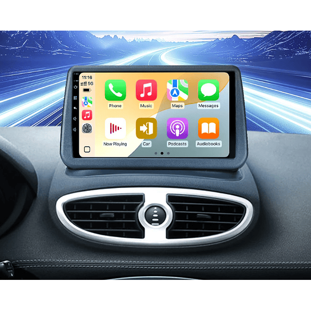 FACE1367 Renault Clio 3 2005-2014 auto rádio android 2 dim wifi usb