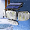 FACE932 Luz  solar led com 3 paineis 