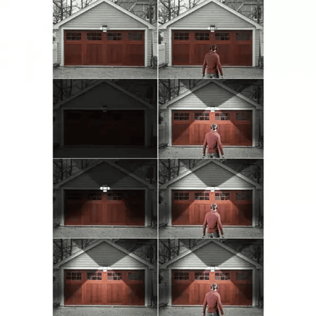 FACE932 Luz  solar led com 3 paineis 