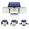 FACE932 Luz  solar led com 3 paineis 