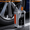 FACE1370 Bomba Pneus Digital Inteligente com Ecrã  Luz LED Inflação Rápida de 150PSI  Carregamento USB