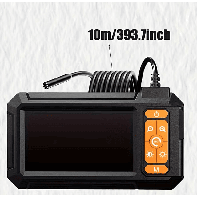 FACE1372 Câmera 10 metros endoscópica  para oficina canalização 8mm 