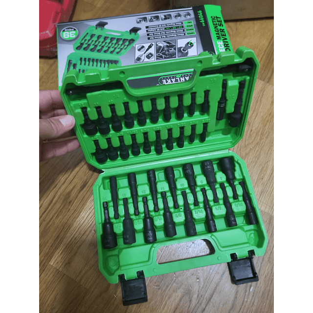 FACE1373 39 PCS Kit mestre  chave sextavada magnética, haste hexagonal de troca rápida de 1/10.2 cm