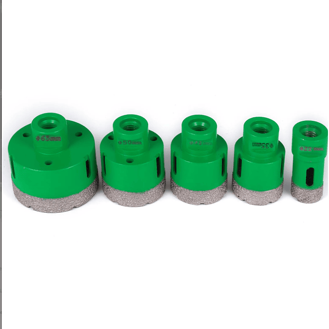 FACE1374 Serra copo diamantada VEVOR de 20, 35, 40, 50 e 65 mm, broca para azulejo com rosca M14,