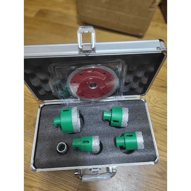 FACE1374 Serra copo diamantada VEVOR de 20, 35, 40, 50 e 65 mm, broca para azulejo com rosca M14,