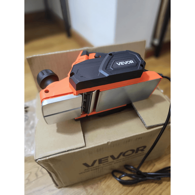 FACE1375 Plaina elétrica VEVOR, largura de corte de 82 mm, 650 W, 16800 rpm corte ajustável, 2 lâminas, 