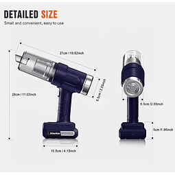 FACE1376 ASPIRADOR USB, Material Plástico, Ideal Limpeza Casa Escritório Cozinha carro