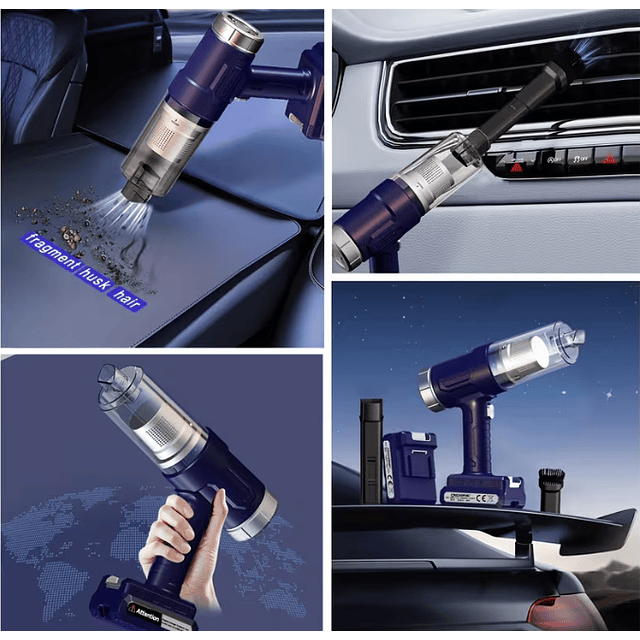 FACE1376 ASPIRADOR USB, Material Plástico, Ideal Limpeza Casa Escritório Cozinha carro