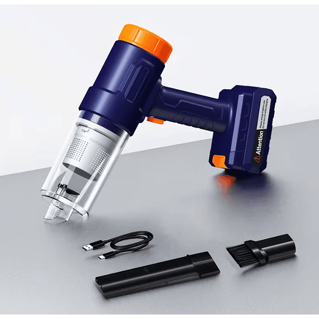 FACE1376 ASPIRADOR USB, Material Plástico, Ideal Limpeza Casa Escritório Cozinha carro