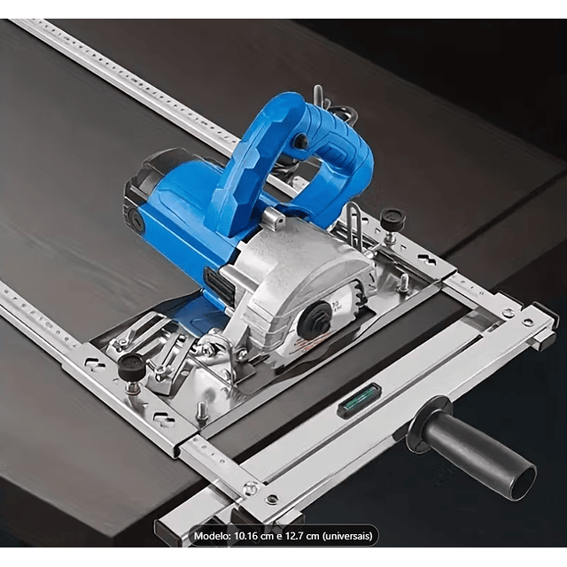 FACE1378 Guia de Localização para Máquina de Corte, Guia de Serra Circular Ajustável Compatível com Várias Serras, Ferramenta de Posicionamento de Fixação de Estrutura de Metal, Adequado para Carpinta