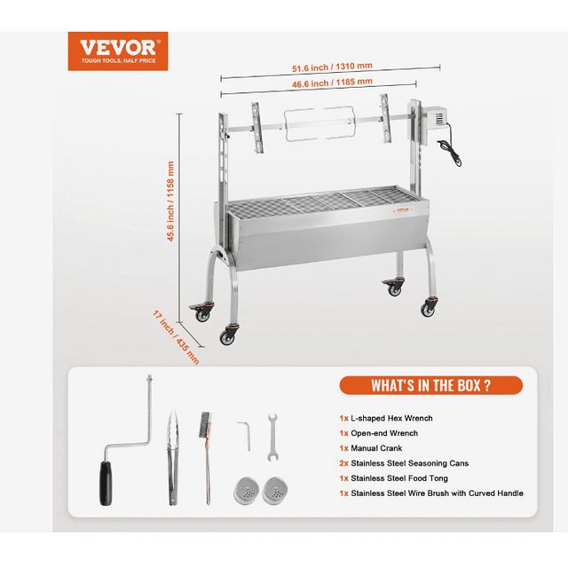 FACE1381 Churrasqueira elétrica PROFISSIONAL, churrasqueira multifuncional ao ar livre INOX