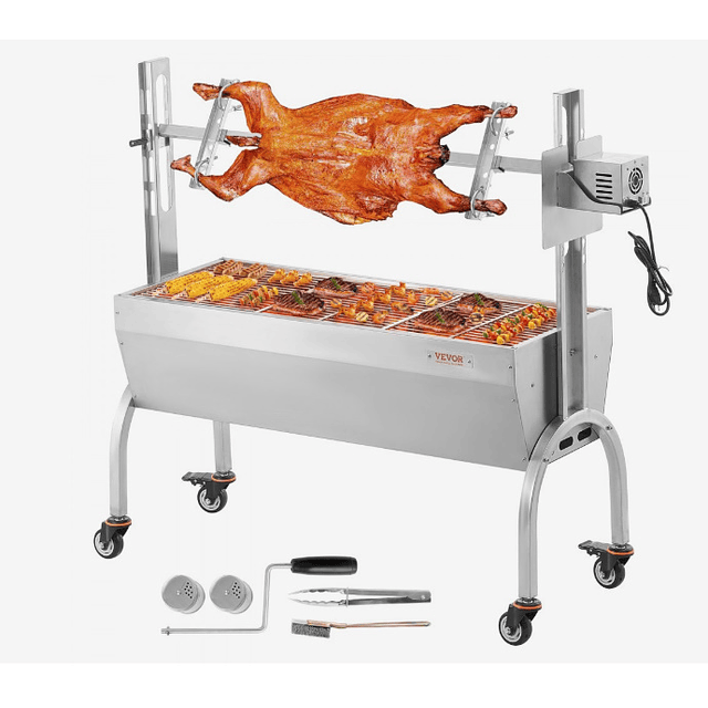 FACE1381 Churrasqueira elétrica PROFISSIONAL, churrasqueira multifuncional ao ar livre INOX