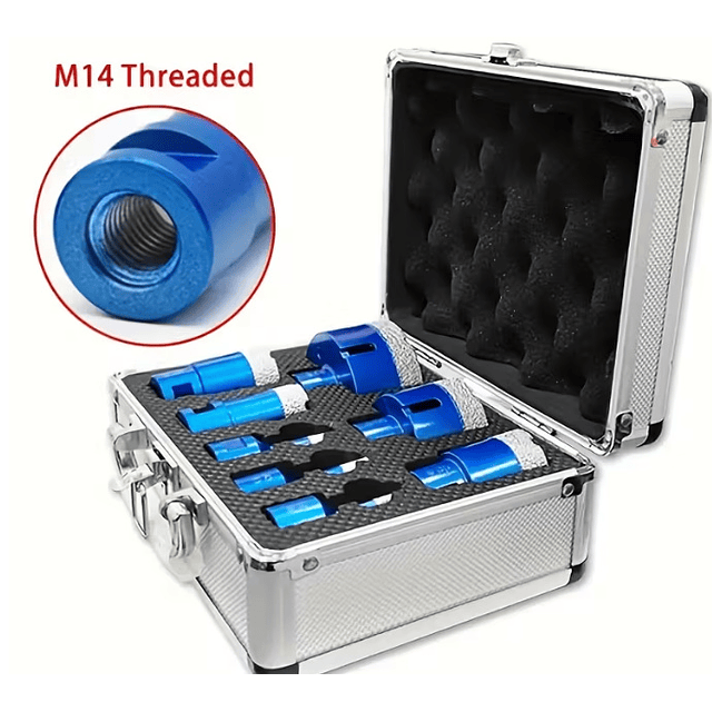 FACE1382 KI 8 Serras M14 Copo Diamantadas  Perfuração Tijolos Betão Granito, Quartzo, Cerâmica, Azulejos, Bancadas  