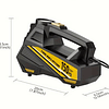 FACE1386 Bomba de ar compressor 12v 150psi carros motos bicicletas bolas etc
