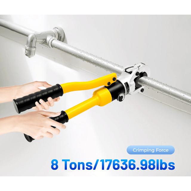 FACE1390 Cravador  tubo hidráulico 8T, crimpador 16 20 25 32mm (TH) canalização