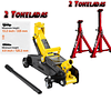 FACE1395 KIT Macaco 2T + preguiças 2T automóveis mecânica caseira 125 mm/335 mm