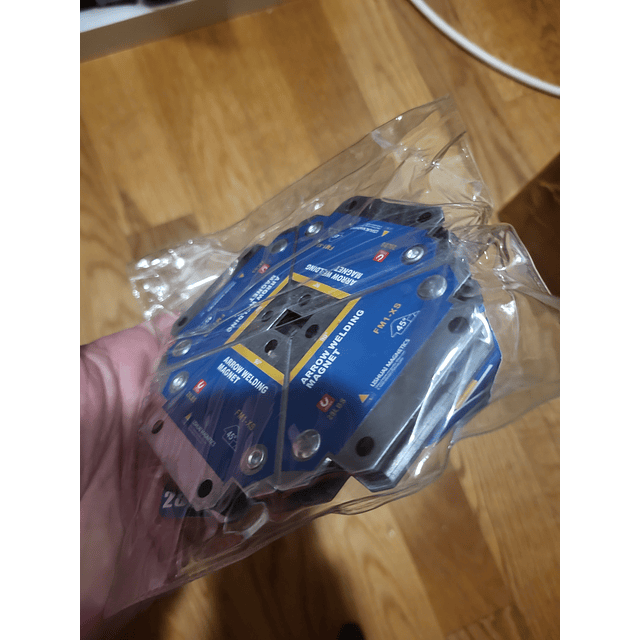 FACE701 Kit 4 iman esquadro soldagem magnético 45 ° 90 ° 135 ° multi-ângulo