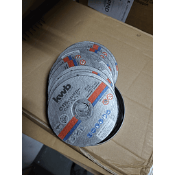  FACE1396 kit 10 Discos para Metal 115mm KWB embalagem com 10 discos