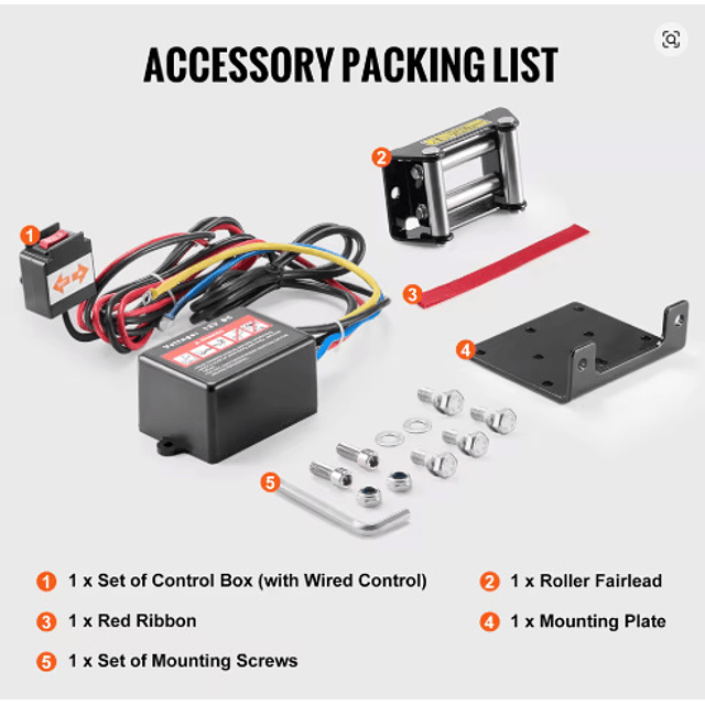 FACE1400 Guincho elétrico ATV de 1360KG capacidade 