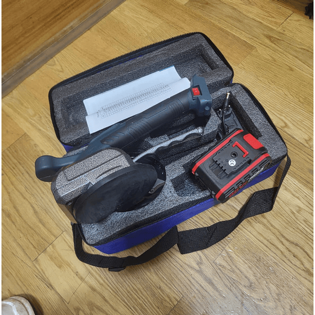 FACE1289 máquina vibratória ventosa ajustável telhas azulejos cerâmica COM UMA OU DUAS BATERIAS