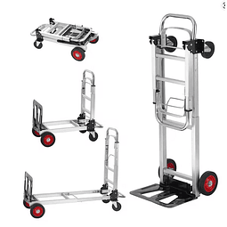 FACE1401 Carrinho de transporte dobrável em aluminio super resistente capacidade 180kg