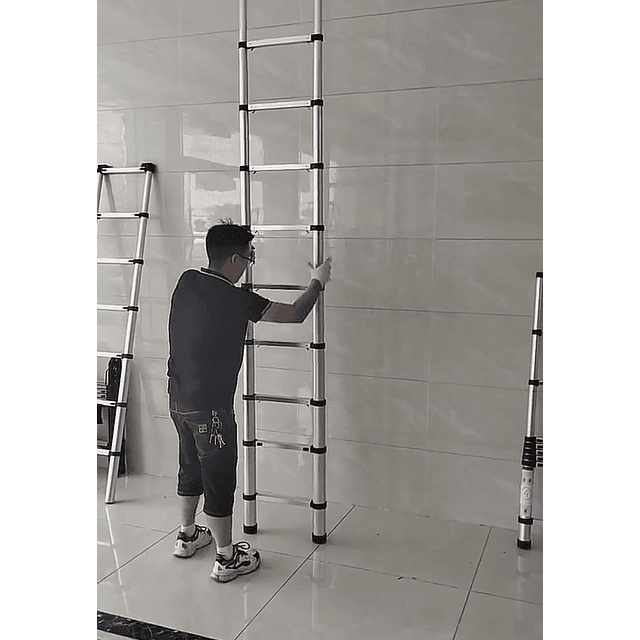 FACE1402 Escada em aluminio telescópica em aluminio 2.60m