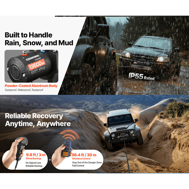 FACE1404 1400 Guincho elétrico auto de 6Toneladas capacidade