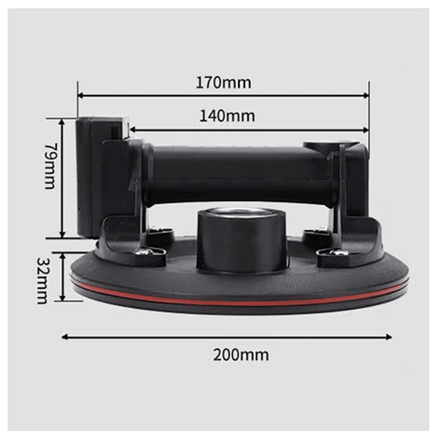FACE1405 KIT duas ventosas a bateria para vidro ceramica azulejos 4 baterias e mala