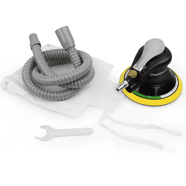 FACE1407  Lixadeira Orbital Pneumática de 6'' para Trabalho Pesado com Mangueira e Bolsa para Polimento