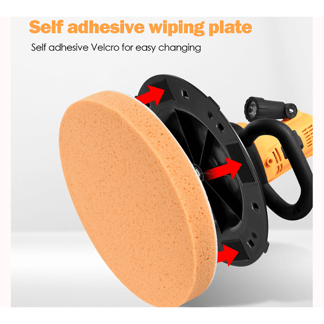 FACE1408 TALOCHA 5 in 1 misturador lixas esponsa braço extensivel afagador