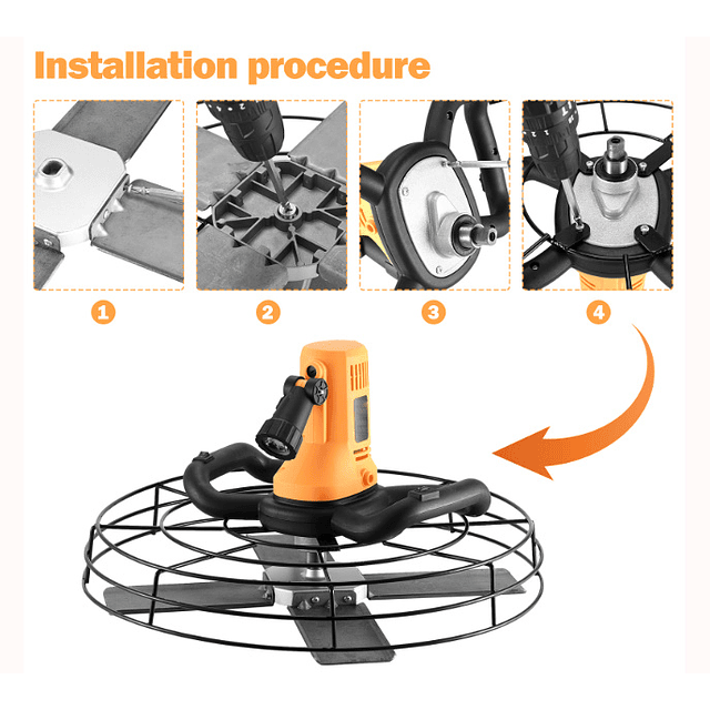 FACE1408 TALOCHA 5 in 1 misturador lixas esponsa braço extensivel afagador