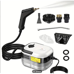 FACE  Limpador Vapor Pressurizado Alta Temperatura 1500W Limpeza A Vapor de Alta Pressão Portátil Carro Banheiro  Cozinha