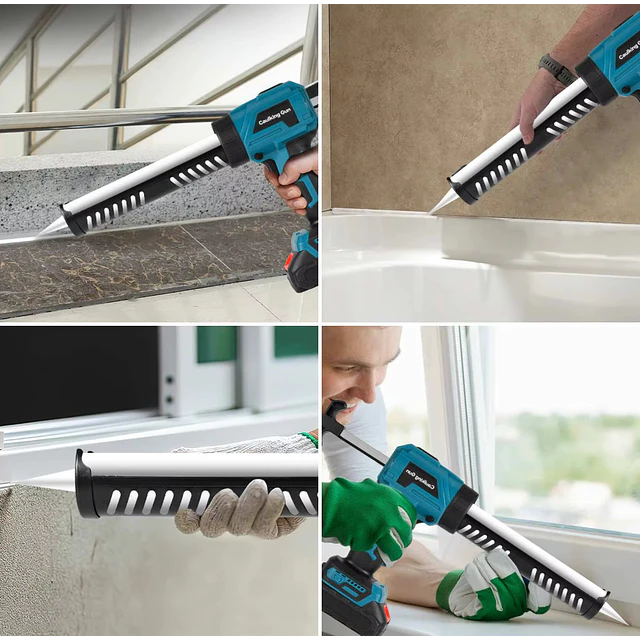 FACE1413 Máquina cola elétrica 4 velocidades, multifuncional , vidros isolamento comnpative com baterias Makita