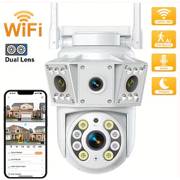 FACE1418 IP Câmera wifi vigilância 4 câmeras casa telemovel tablet pc