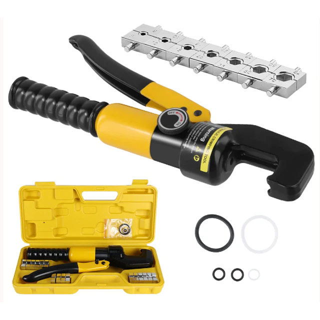 FACE1421 Crimpador hidraulico de terminais eletricos 10 T  4, 6, 10, 16, 25, 35, 50, 70 mm