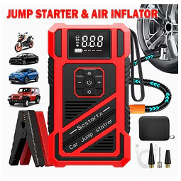 FACE1424 Arrancador 8000ah 2 in 1 booster e compressor ar  jumpstarter automoveis 