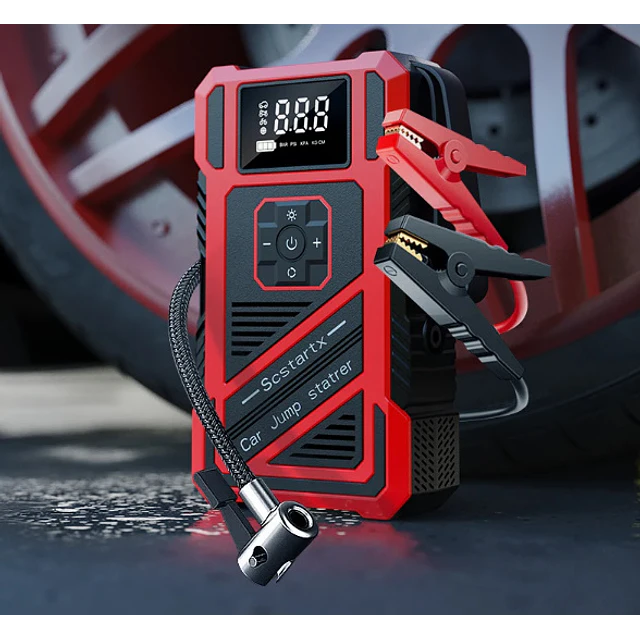 FACE1424 Arrancador 8000ah 2 in 1 booster e compressor ar  jumpstarter automoveis 