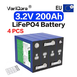 FACE1427 Baterias Recarregáveis 3.2V 200ah lifepo4 DIY 12V 24V Carro Elétrico, RV, Energia Solar, moto etc