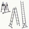 FACE1428 Escada 2 em 1  telescópica 3,80 m ou escadote 1,9m mais 1,9 m