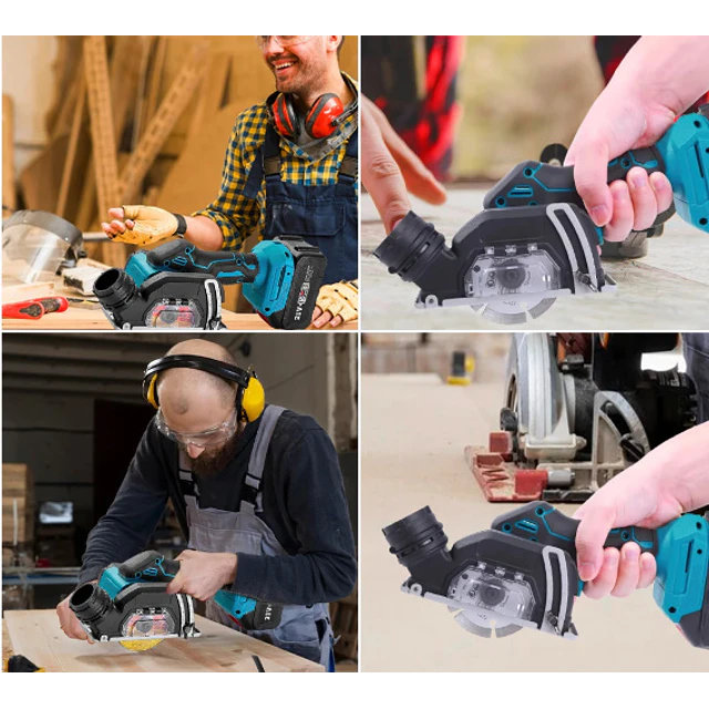 FACE1429 2 em 1 Rebarbadora e serra circular com duas baterias