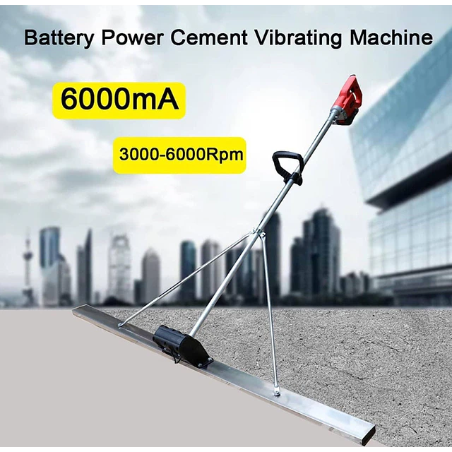 FACE1430 Ferramenta de vibração de régua elétrica para processamento de concreto, 6000 rpm, 150 cm, vibração de acabamento concretorégua,  nivelamento de superfície